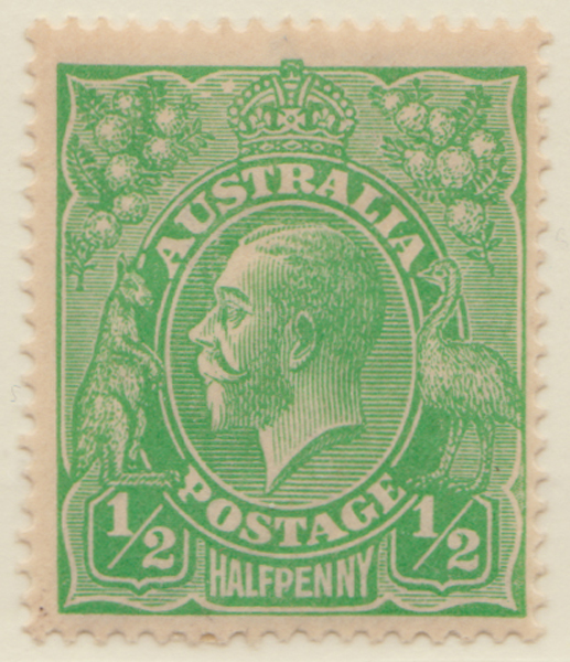 1914-23  1-2 Penny Green