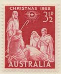 1957-58  3 1-2d red christmas b