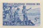 1962-63  5d blue mountains crossing