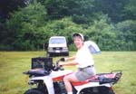 Cheryl on ATV