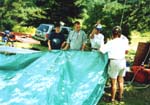 Tarp erection 1