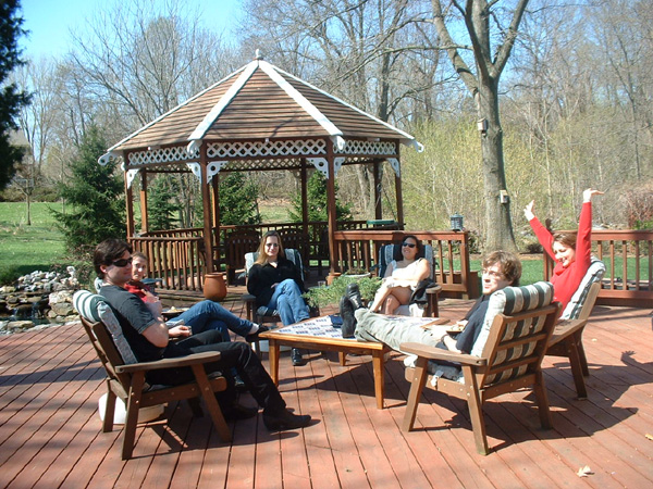 2003 Ians 40thj In Garden day after