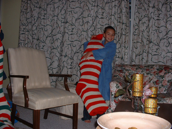 2003 Xmas Duncs with new stockings