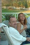 2003 Ians 40th Ian & Jules on Jules deck