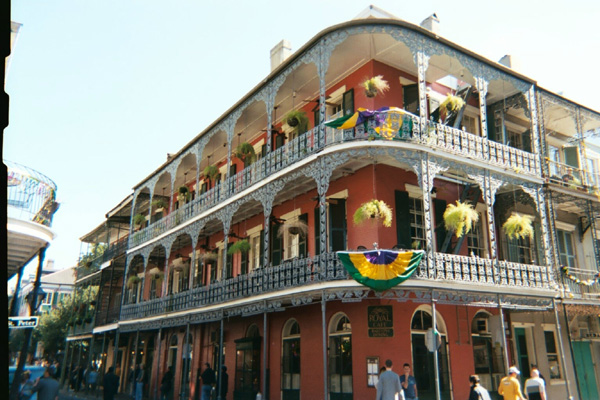 bourbon st balcony