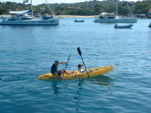 Clippie & Collin Kyaking