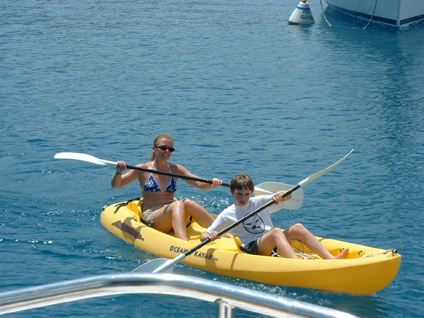 Collin & Julia Kyaking
