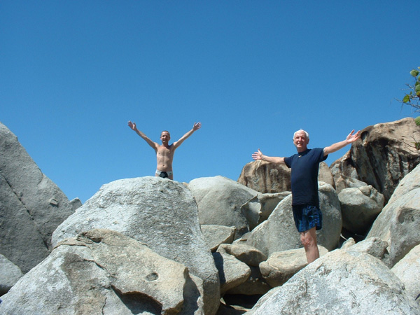 Ian & Cliff at the Baths