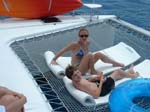 On front of Boat