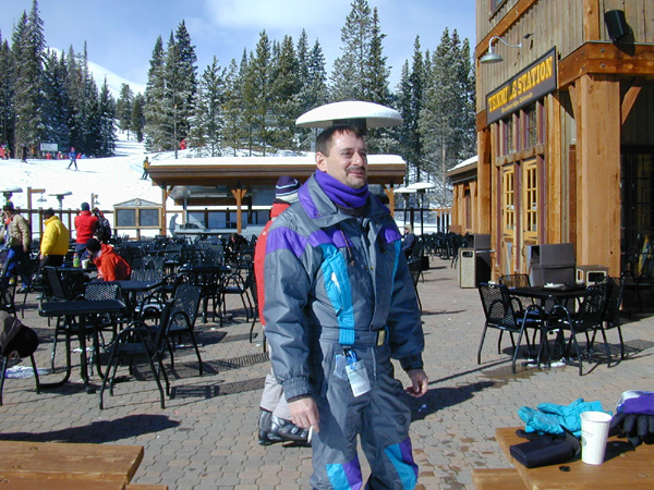 Nathan skiing