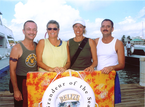 Ian Nathan Susan and Laura in Belize