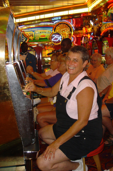 Susan in the casino