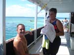 After snorkling