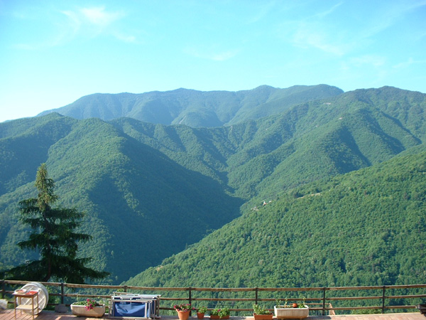 Triora view from hotel