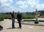 Ian & Nathan in Boboli Gardens