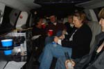 In the limo