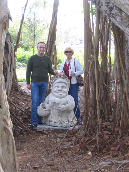 In the woods at Ringling Museum