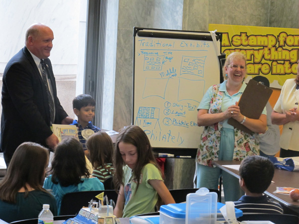 Rep Thompson and Stamp Camp awards 2010 (2)