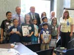 Rep Thompson and Stamp Camp awards 2010 (3)