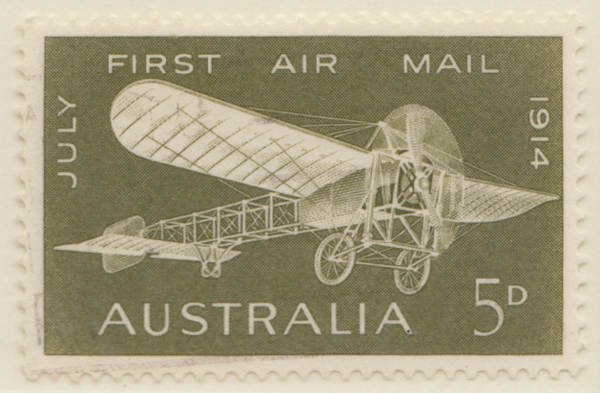 1964-65  5d first air mail