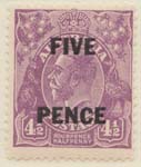 1926-30  5d Reprint