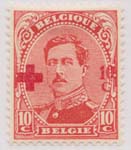 00B37 1918 10c + 10c Red
