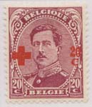00B39 1918 20c + 20c Plum