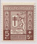 00B59 1926 5c + 5c Dark Brown