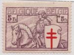 0B162 1934 5fr + 5fr Brown Violet