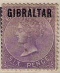 006 1886 6d Violet