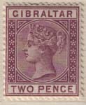 012 1886 2d Brown Violet