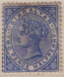 014 1886 2d Halfpenny Bright Ultra