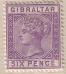 018 1886 6d Violet