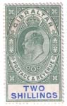 045 1903 2sh Green and Ultramarine