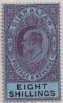 047 1903 8sh Violet and Black on Blue